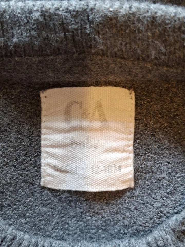 C&A Weihnachtspullover Feinstrick Pullover Gr. 86 Grau Santa Jungen - Bild 4 von 4