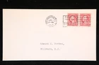 US COVER GEORGE WASHINGTON FIRST DAY ISSUE PAIR SCOTT 554