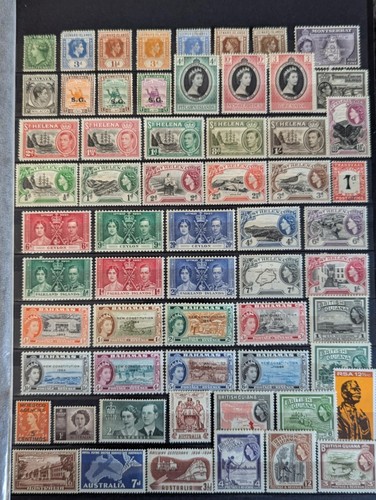 vfmint kleine Sammlung Commonwealth Ausgaben kgv nach Elizabeth