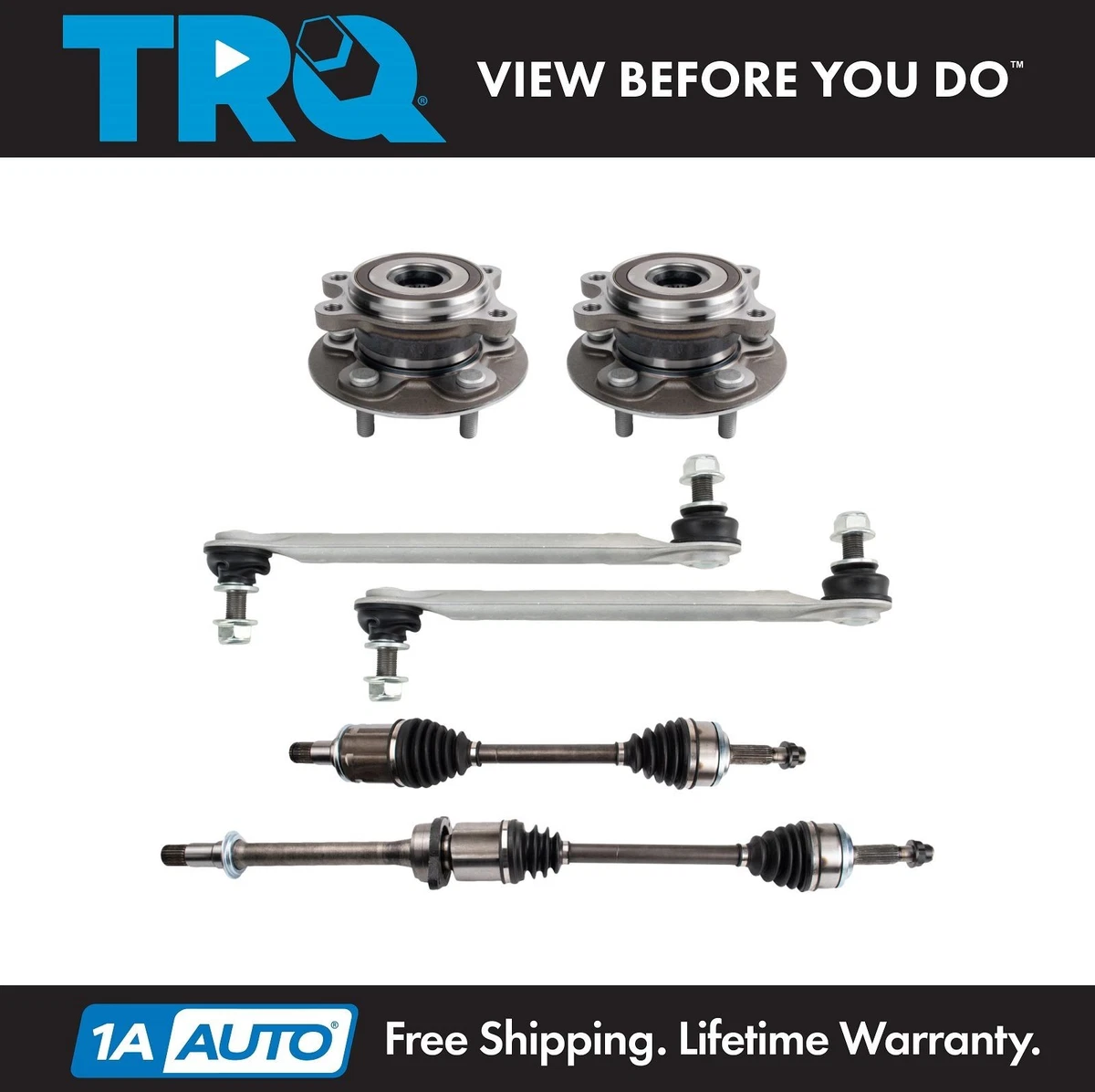 Kit De 6 Piezas De Barras De Dirección Y Terminales Para Toyota Camry 2007-2011 – Frontales