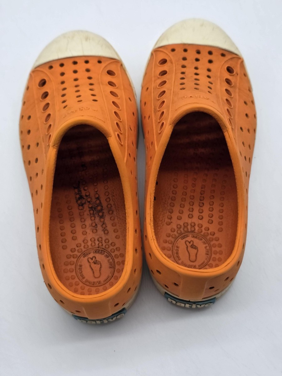 Native Jefferson Metallic Kids Shoes - Orange - C11 Native Jefferson Solid Color Kids main image 2