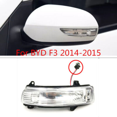 Left Side Mirror Light Turn Signal Indicator Lamp Fit For BYD F3 2014-15 1PCS