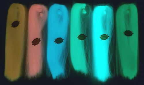 FLASHABOU " GLOWS In The Dark " #6953 Blue Predator , Streamers & Jigs - Bild 3 von 4