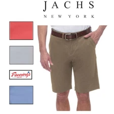JACHS Men's Sateen Casual Shorts Walking Flat Front Short  F53