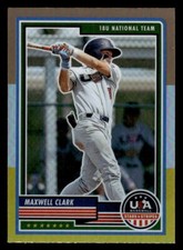 2023 Panini Stars & Stripes #USAM-JD Maxwell Clark Materials
