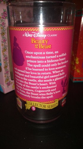 3 Disney Glasses (Beauty, Poca, Snow White) BRAND NEW in Original Box - Picture 10 of 10
