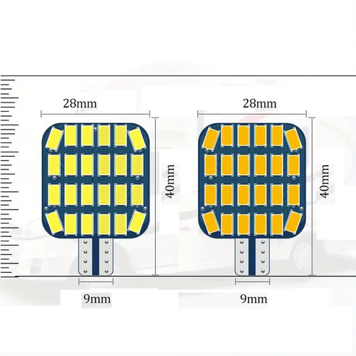 12V LED LIGHT PANEL Interior Wedge Globe T10 WHITE Jayco Caravan DC Non Polar - Picture 2 of 8