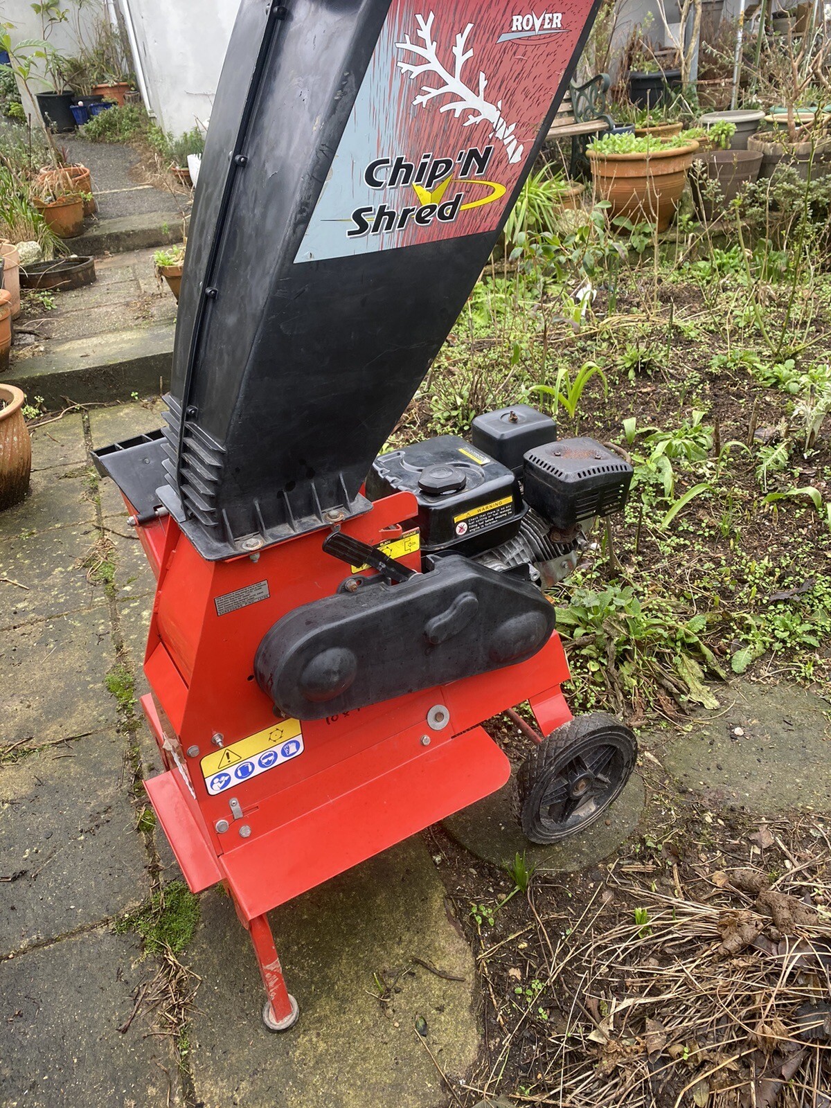 Rover Garden Chipper Or Shredder. Petrol Driven. eBay