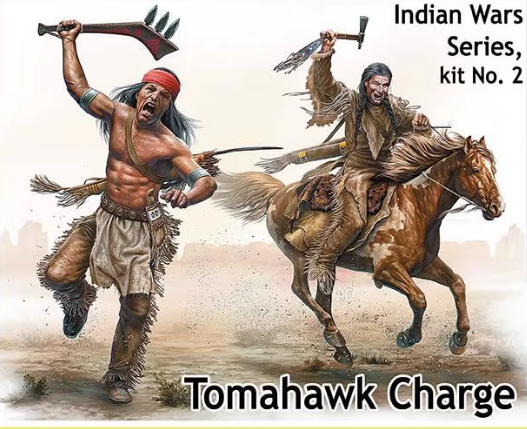 1/35 Scale Resin Model Kit Tomahawk Charge Figure Unpainted Unassembled Boy Toys