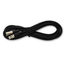 XLR Microphone Cable - 20 ft 3 pin Mini XLR Male to Female Extension Patch Cord