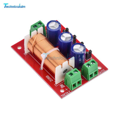 400W Adjustable 2-Way Crossover Filter Universal Audio Speaker Frequency Divider