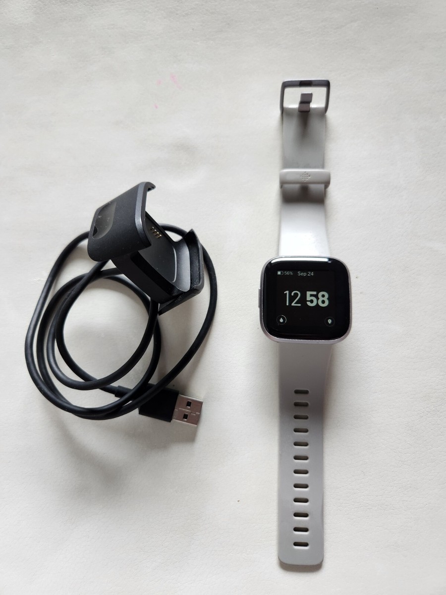 Fitbit Versa Activity Tracker Smartwatch Authentic Stone/Mist