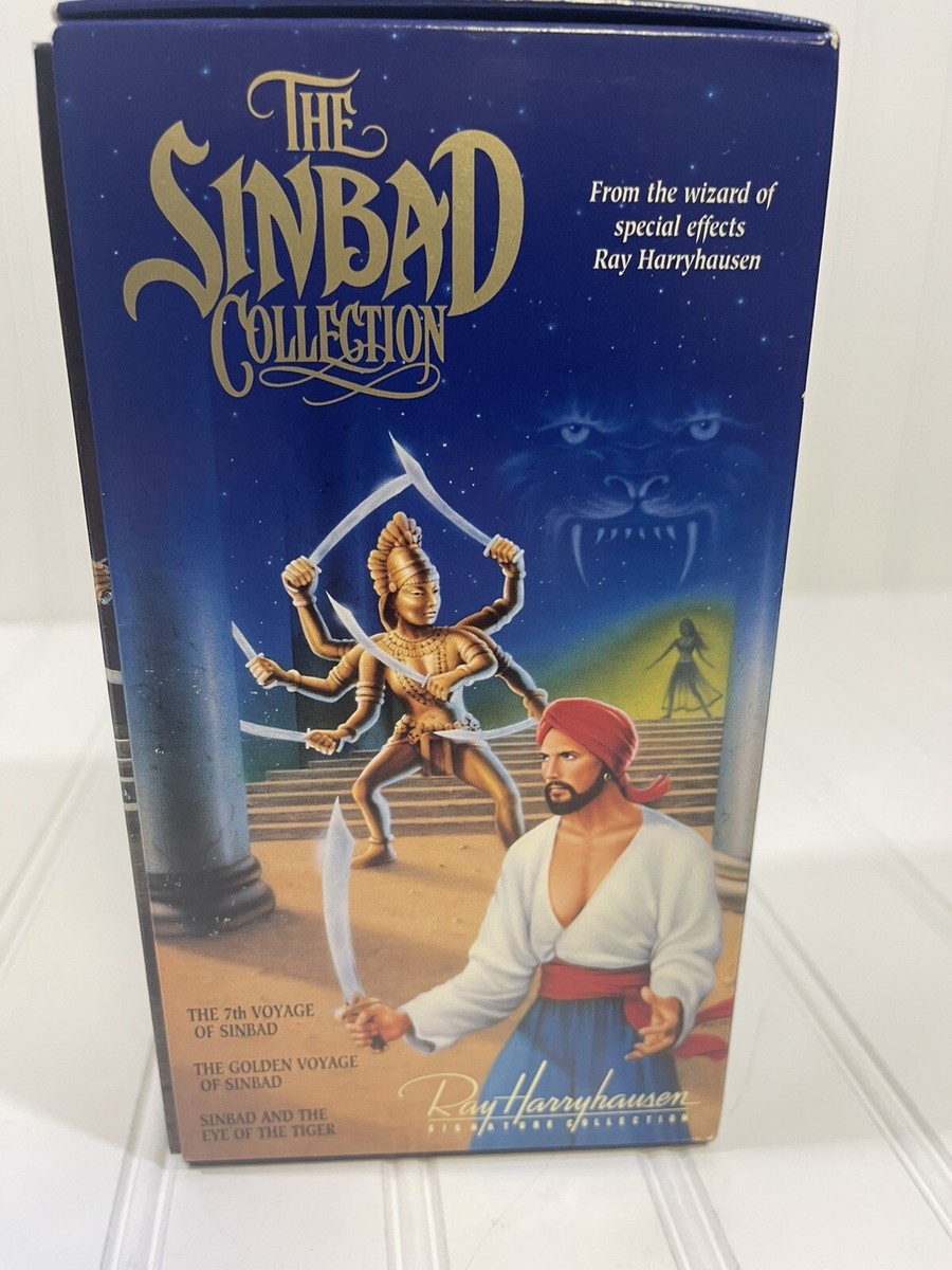 The Sinbad Collection VHS 1995 7th Voyage Eye Of The Tiger