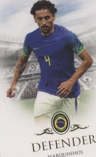 Achraf Hakimi 2023 Futera Unique Soccer 05/10 Gold Frame Prestige