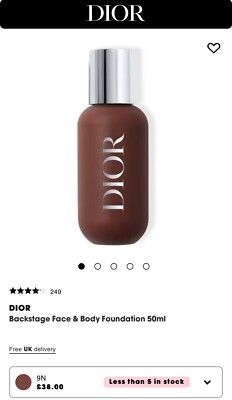 Dior Backstage Face & Body Foundation 9N Neutral 50ml