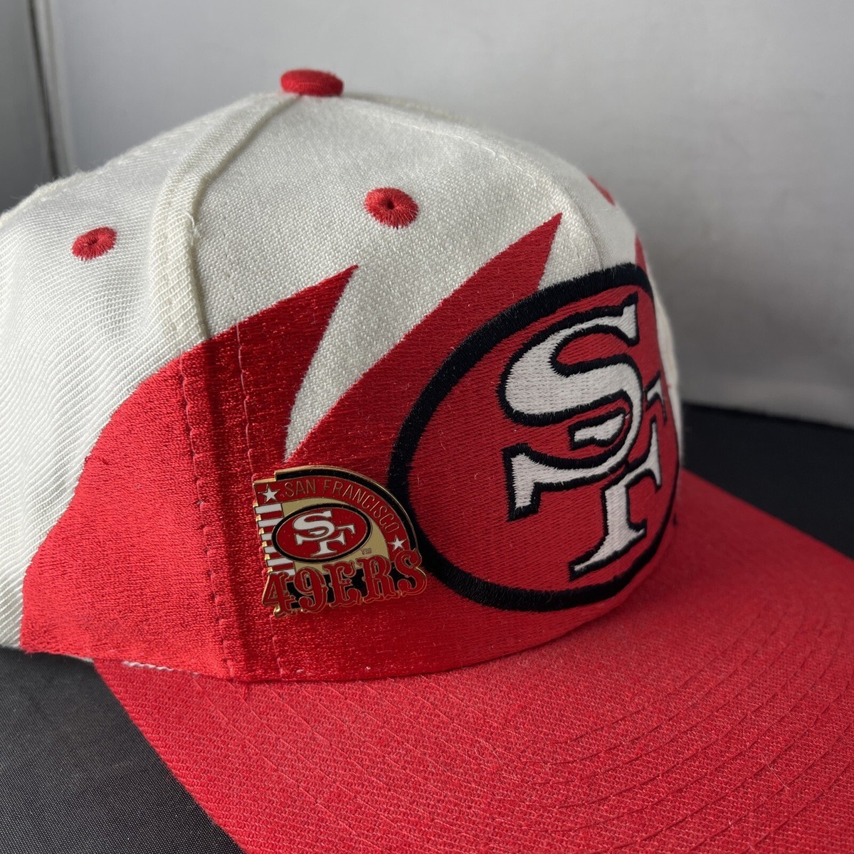 Vintage San Francisco 49ers Sharktooth Snapback Hat Logo Pro Line