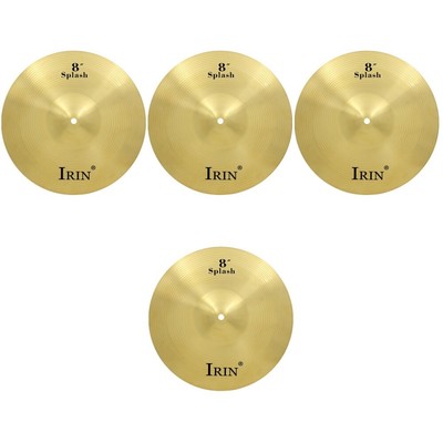 4pcs Crash Cymbal Drum Cymbal Practice Drum Set Cymbal Metall Cymbal Musical
