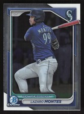 Lazaro Montes Chrome Prospect 2024 Bowman #BCP-110 Seattle Mariners
