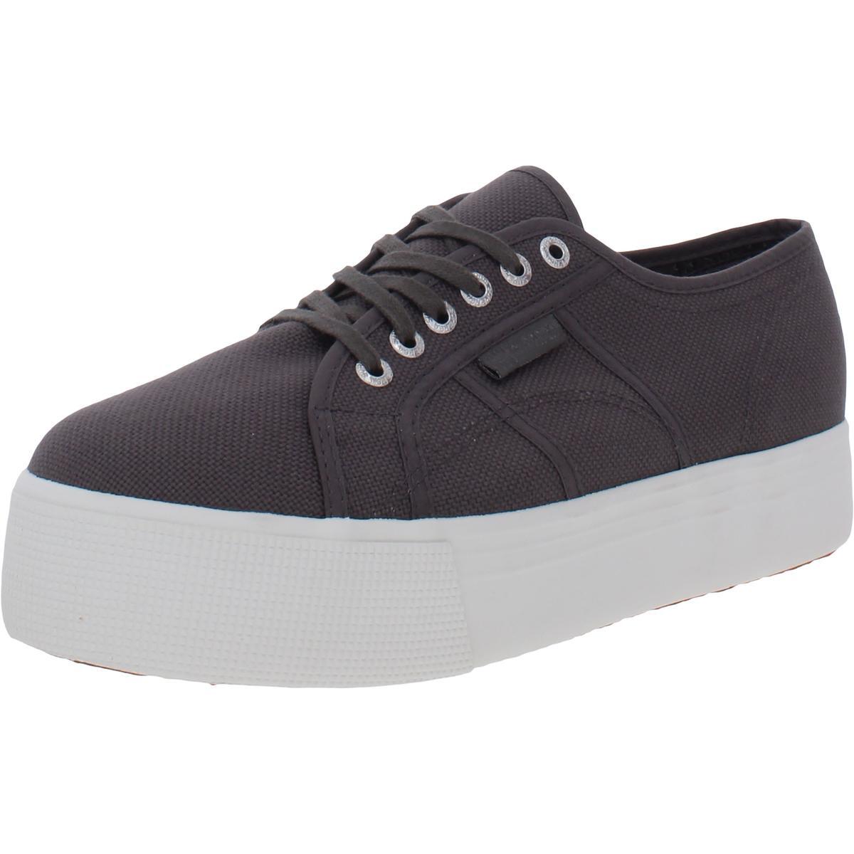 Superga Женские кроссовки на платформе 2790ACOTW серого цвета, 10 средних (B,M) BHFO 8855