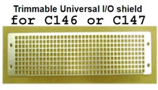 Casetronic Universal IO shield for 1U Mini-ITX Case , for Travla C146/C147