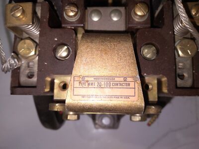 WESTINGHOUSE MME 20-100 CONTACTOR