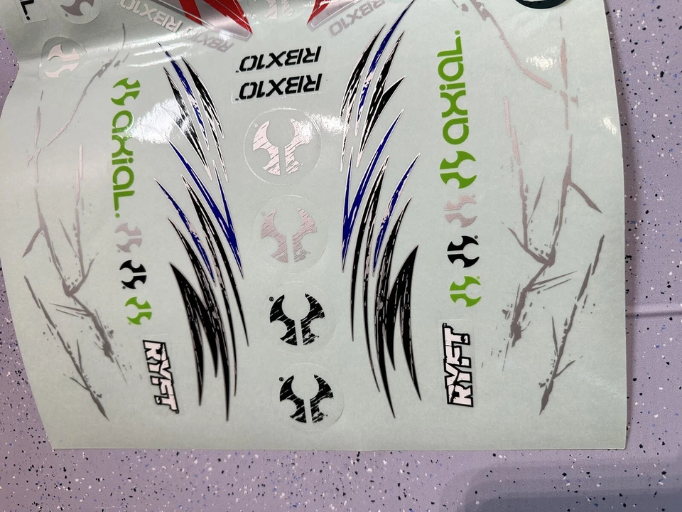 Axial 1/10 RBX10 Ryft Sticker Sheet Rock Bouncer - Image 3 of 4