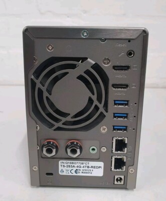 QNAP TS-253A QTS-Linux Combo NAS Celeron N3160 8GB RAM With WD 2 x