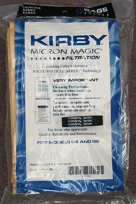 9 Kirby Sentria Micron Magic G3-6 G4 G5  Bags 197394 plus 1 belt 301291