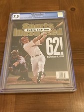 Mark McGwire Sports Illustrated CGC 7.5 White Pages (Classic “62” Cover)