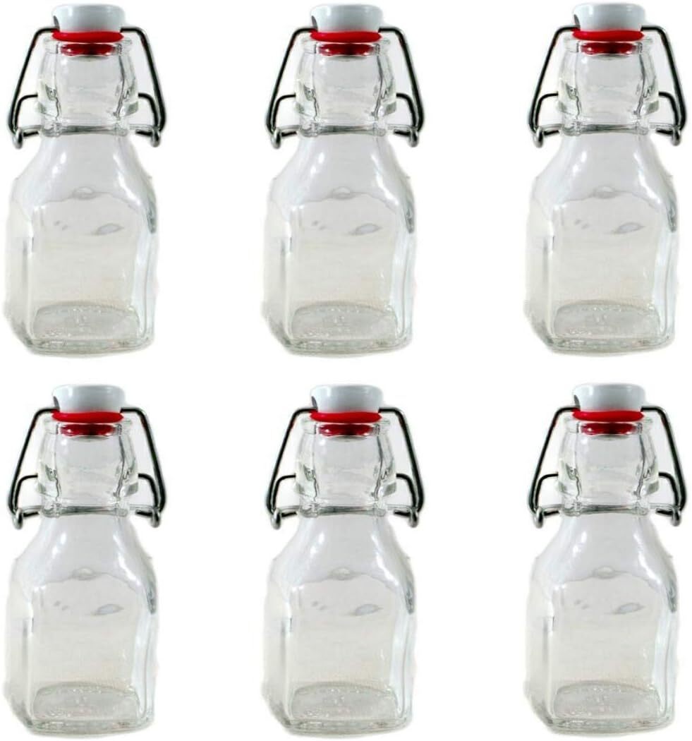Set 6 Bottiglia Swing da 125 ml Bormioli bottigline liquore olio sali minerali t