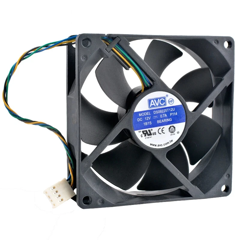 DS09225T12U 92mm 92x92x25mm DC12V 0.70A 4pin High speed axial flow cooling fan - Image 2 of 4