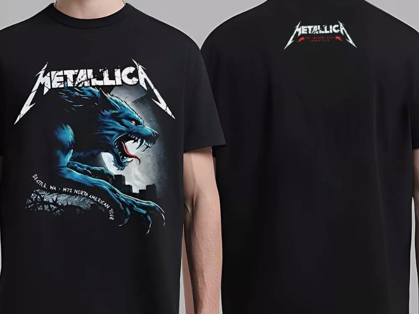 Metallica M72 Seattle WA Night 1 At Lumen Field On August 30 2024 T-Shirt