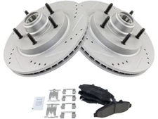 For 1997-2000 Ford F150 Brake Pad and Rotor Kit Front 46594QRPV 1998 1999