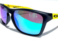 Oakley SYLAS Tour De France Matte Black POLARIZED Galaxy Jade Sunglass 9448