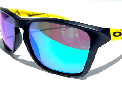 Oakley SYLAS Tour De France Matte Black POLARIZED Galaxy Jade Sunglass 9448