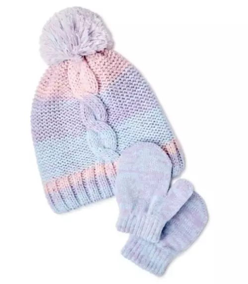 Toddler girl hat and mittens new arrivals