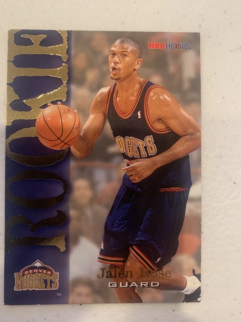 1994 95 NBA Hoops Basketball Card 320 Jalen Rose Rookie Single 