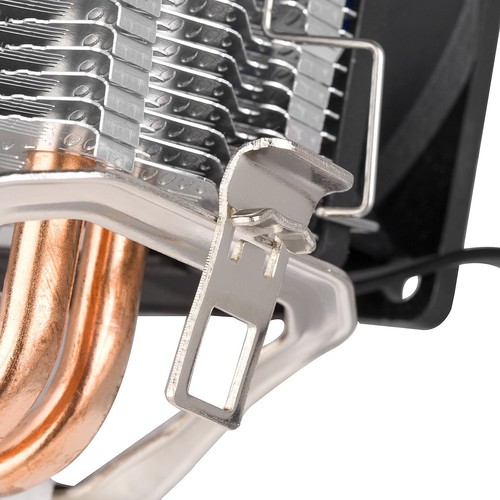 80mm CPU Fan Socket LGA1156 1155 AM3 Aluminum Heatsink Dual Copper Pipe Cooler - Picture 6 of 12