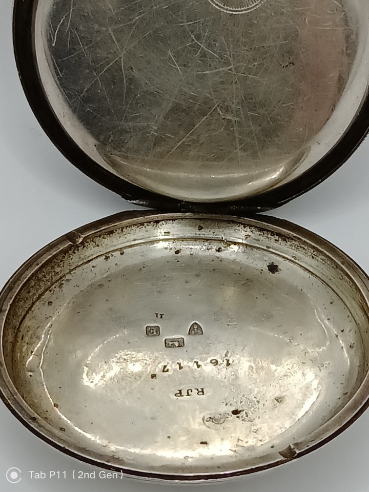 Antique Silver Pocket Watch by Robert John Pike (1886 /1888) Not