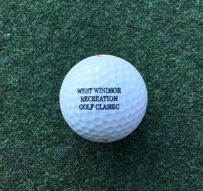 Logo Golf Ball West WINDSOR Recreation Golf Classic Spalding 