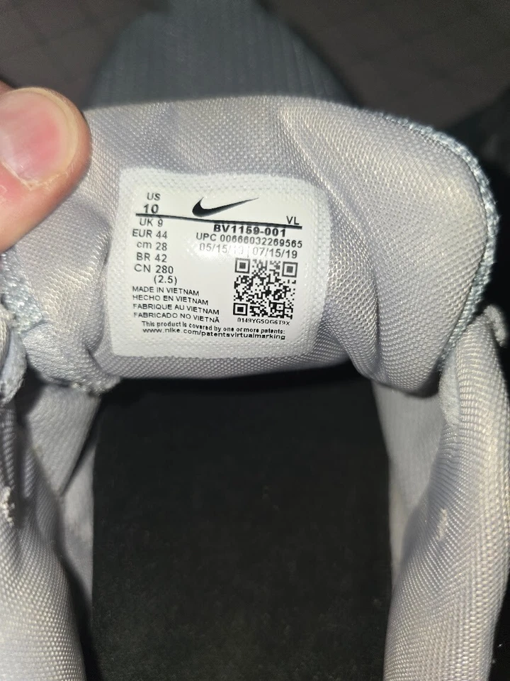 Nike Men's Run Swift SE Athletic Running Shoes Wolf Grey/Black Size 10 M - Used - Image 3 of 4