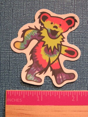 MUSIC Collectible STICKER ~ Psychedelic Dancing Bear ~ GRATEFUL