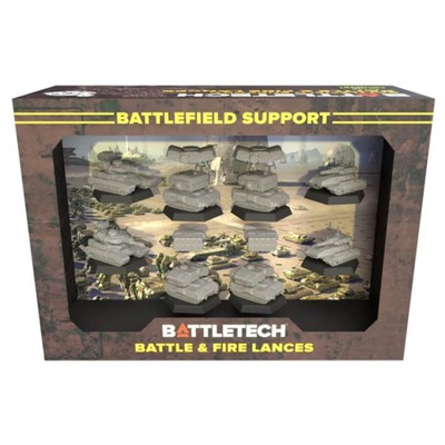 Minis BattleTech: Battlefield Support - Battle & Fire Lances on 2/5 Pre Order