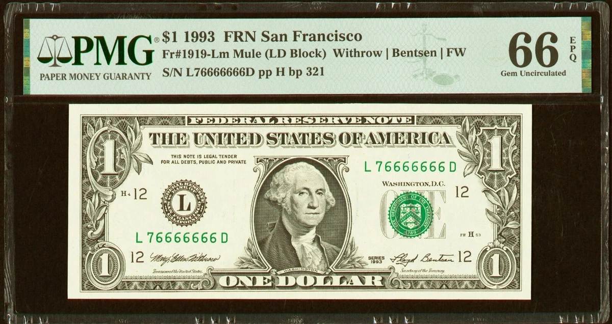 PMG $1 US Paper Money for sale | eBay