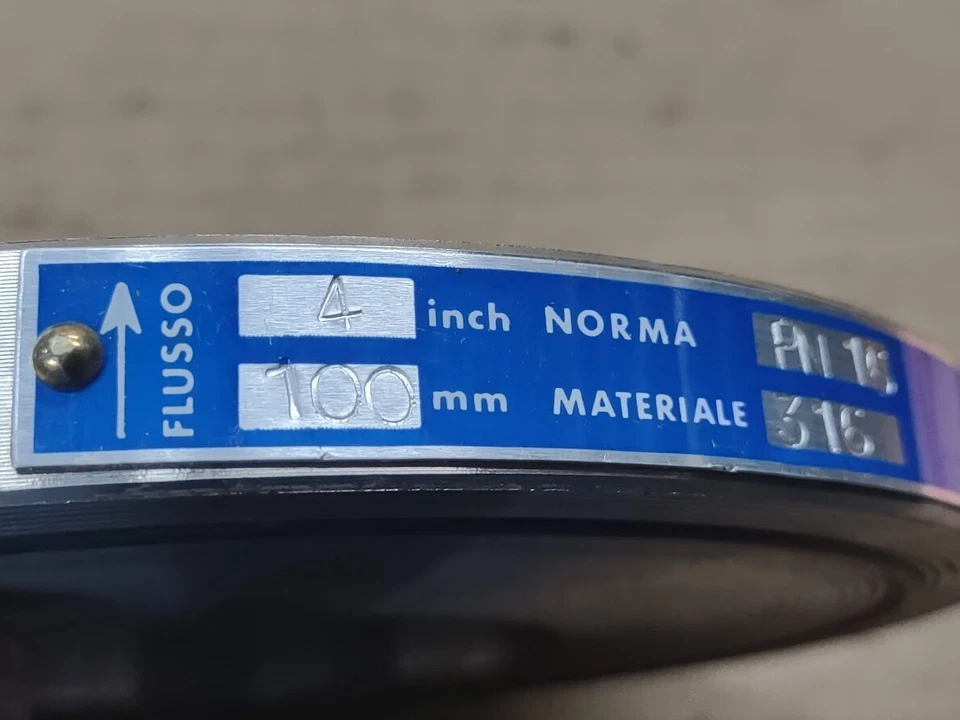 Válvula de retención de acero inoxidable de 4" PN16 316 Foto 3 de 4