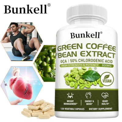 Green Coffee Bean Extract for Weight Loss - Slimming Capsules