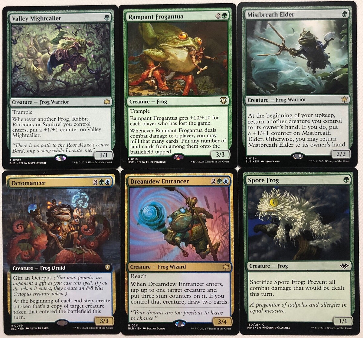 MTGプレイマット　Spore Frog Family PsychicFrog433__49370.