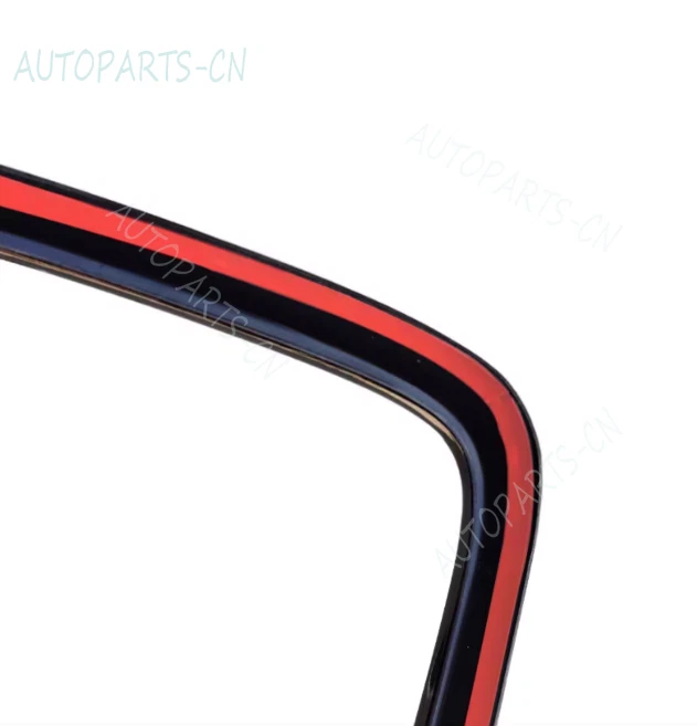 Cubierta de parrilla delantera exterior ABS negro brillante para Volvo S60 2019-2025 Foto 4 de 4