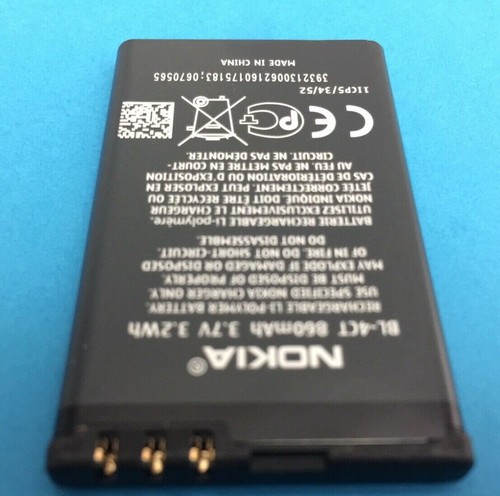 ORIGINAL AKKU ACCU BATTERIJ NOKIA BL-4CT BL4CT OEM 860mAh 3,2Wh BATERIA ORIGEN - Photo 7 sur 9