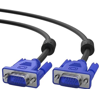 Computer Monitor 15 Pin VGA Kabel Stecker auf Stecker - 1,5m, blau